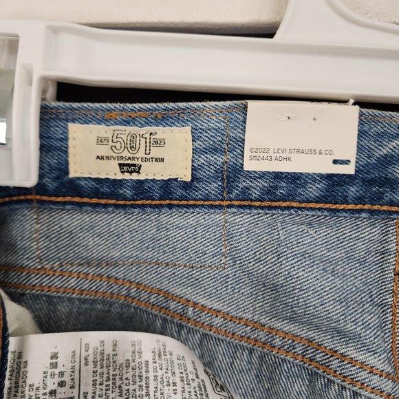 Levi's Premium 501 150th Anniversary Edition Straight Leg Jeans Size 28x32 NWT - Picture 7 of 13